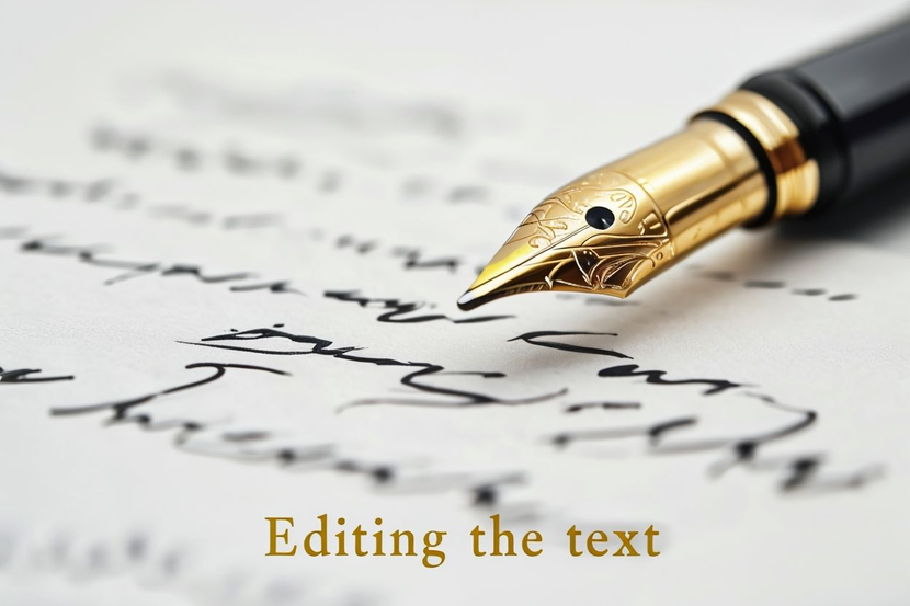 Professional text editing