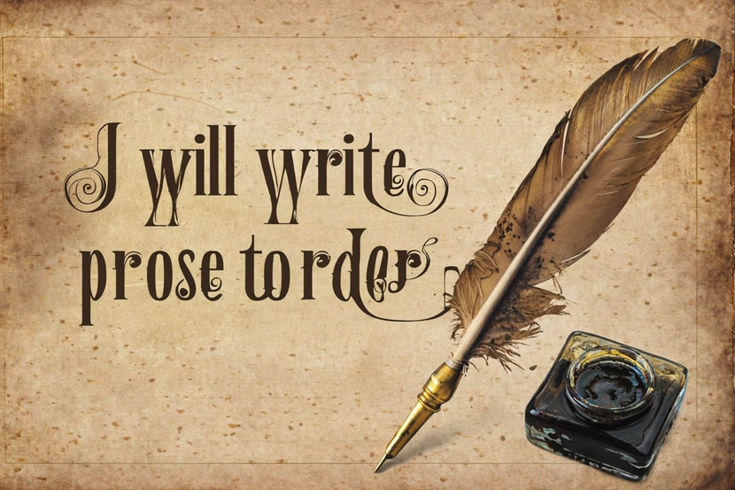 Writing prose on demand